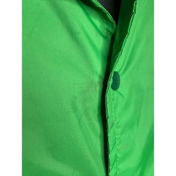 Vtg AAU Junior Olympics Windbreaker Jacket L Green - Picture 5 of 10